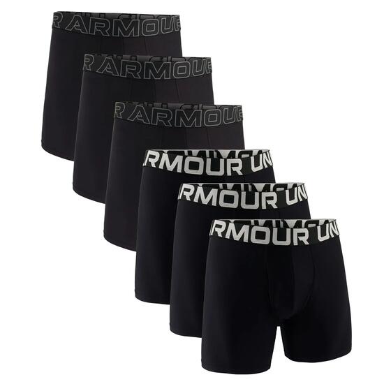 Boxershort Herren 6er Pack Figurbetont-UA PERFORMANCE TECH - SOLID 6 IN 6PK