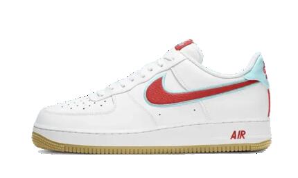 Hombres - zapatillas - Nike Air Force 1 Low - blanco, Chile Red
