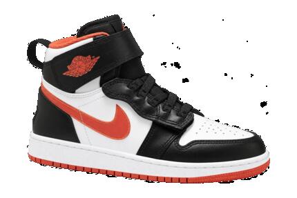 Infantil - zapatillas - de caña alta - Air Jordan 1 FlyEase - naranja