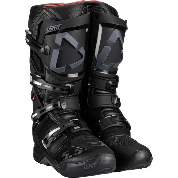 Leatt FlexLock 5.5 Black motocross boots 4/6