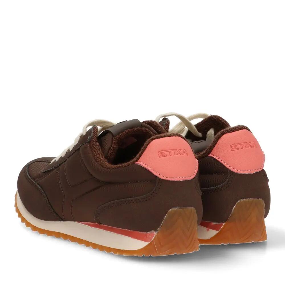 Deportivas Casual Mujer Suela Plana - Modelo 50016 Marron 4/6