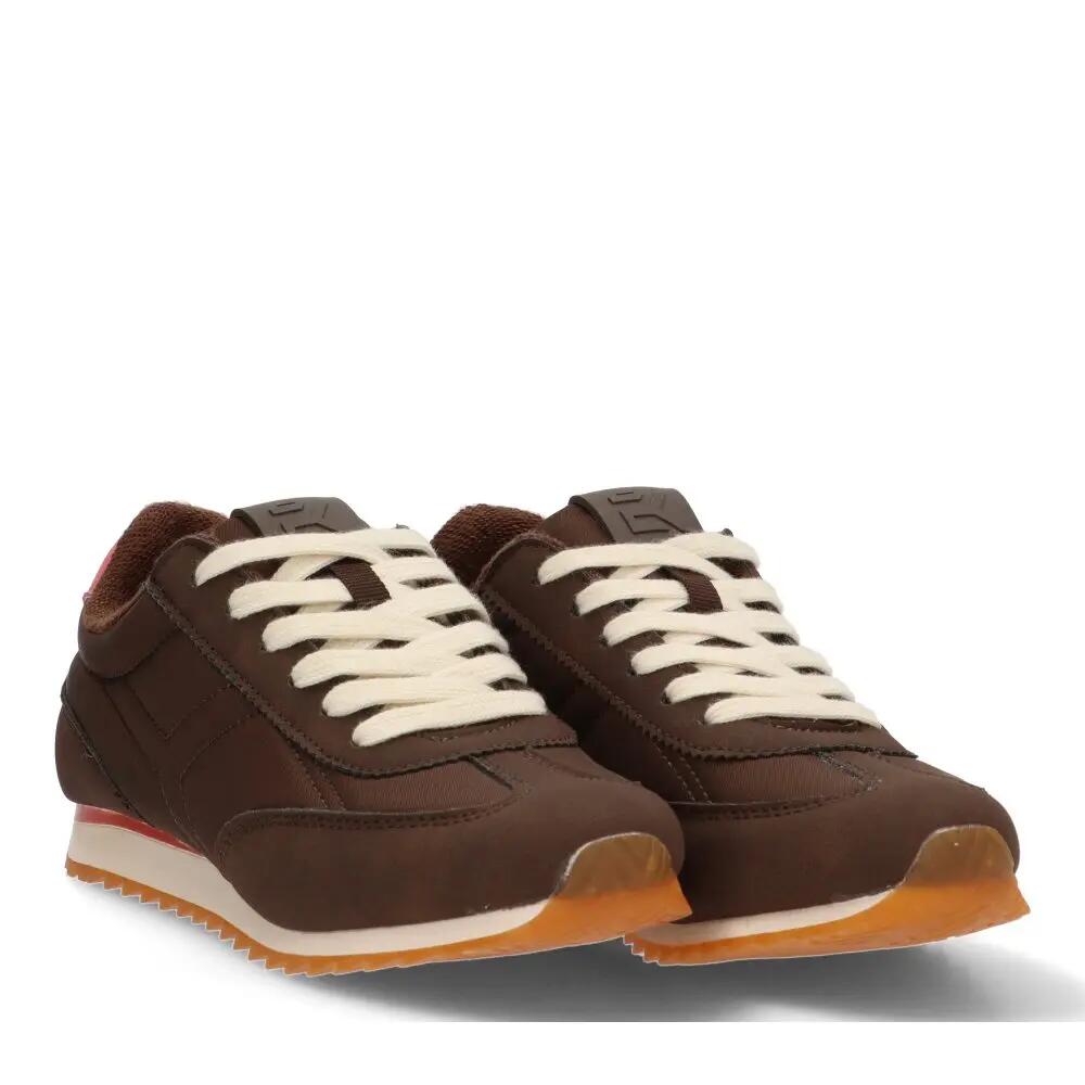 Deportivas Casual Mujer Suela Plana - Modelo 50016 Marron 2/6
