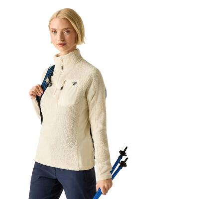 Giacca In Pile Tessuto Tecnico Mezza Cerniera Donna Dare 2B Levitate Blu Navy