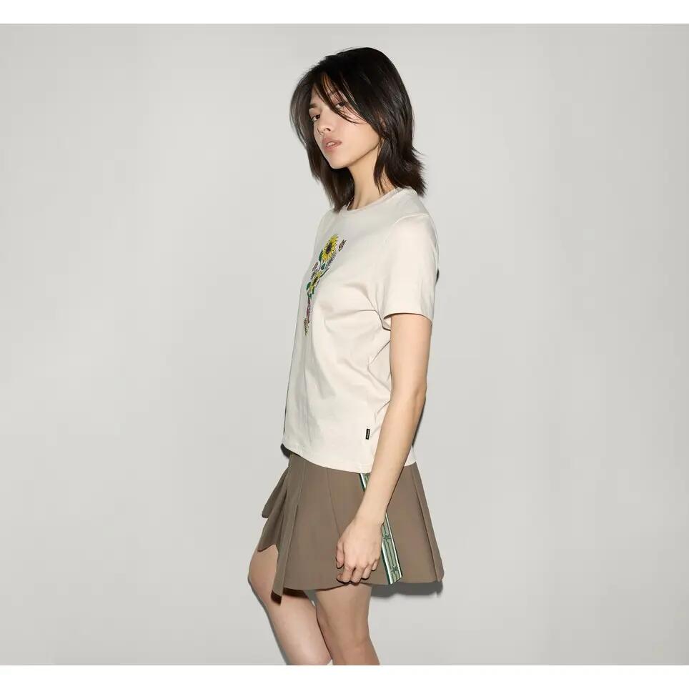 Koszulka damskie Converse Garden Step Tee 5/5