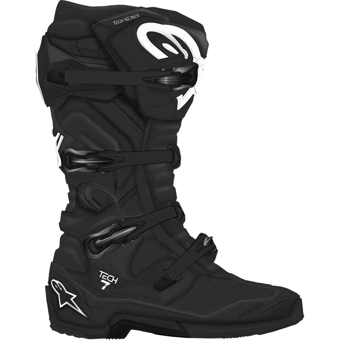 Bottes moto cross Alpinestars Tech 7 2/2