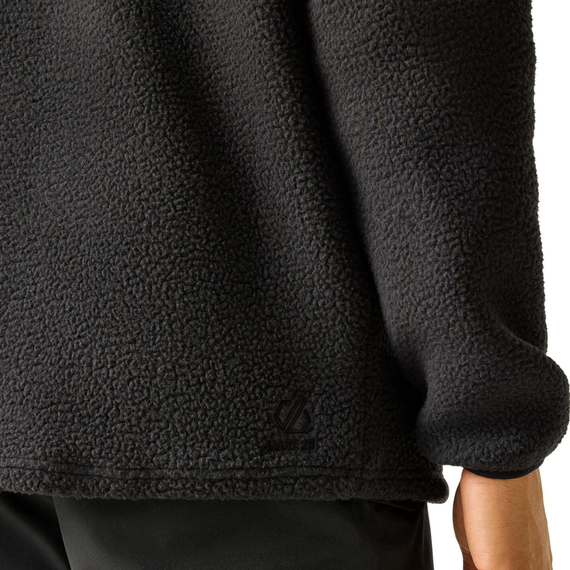 Mens Twin Tip Snap Fleece Top (Black) 4/7