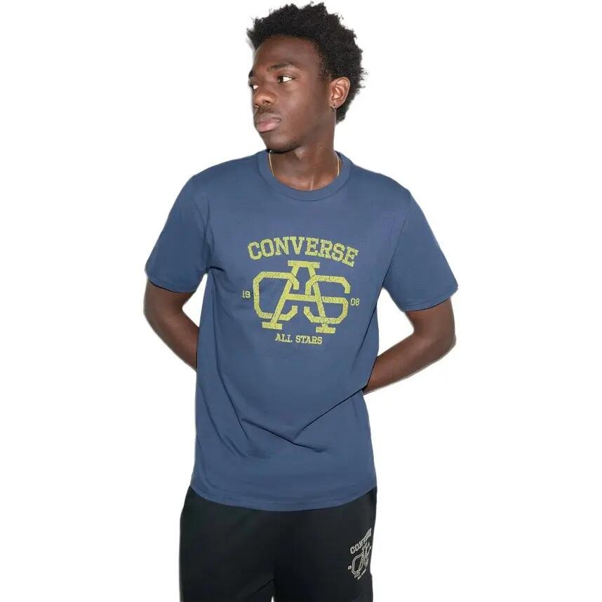 T-shirt Converse Cas Varsity Tee, Blue, Unisex 1/5