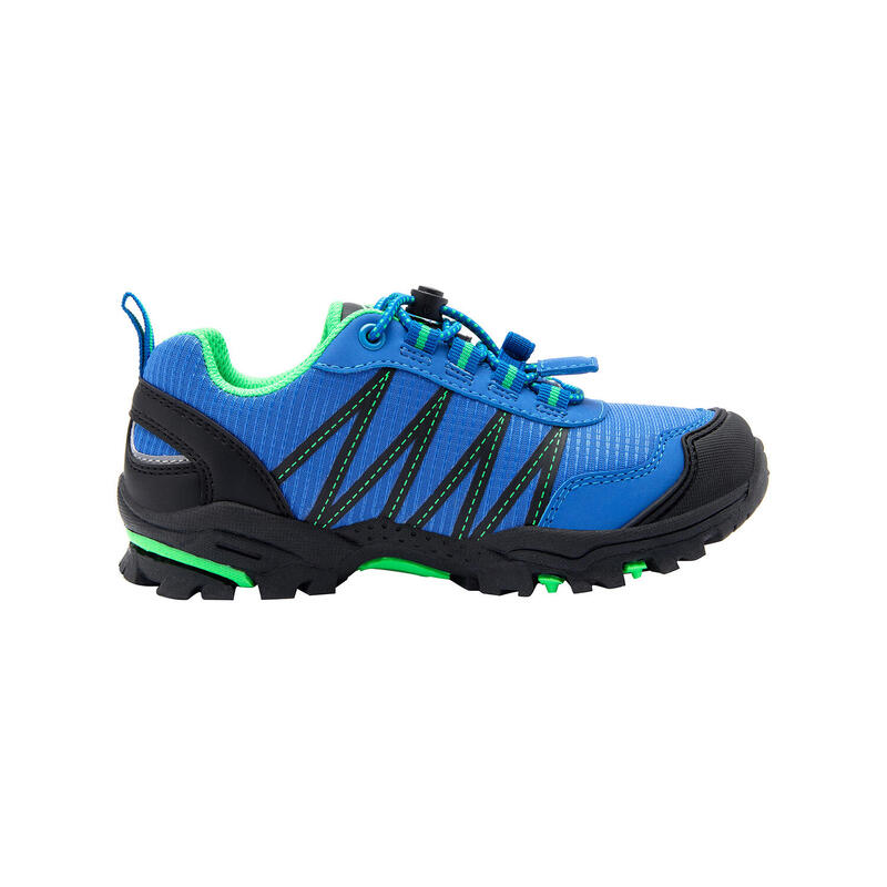 Chaussures de randonnée basses pour enfants Trolltunga Bleu moyen/Vert