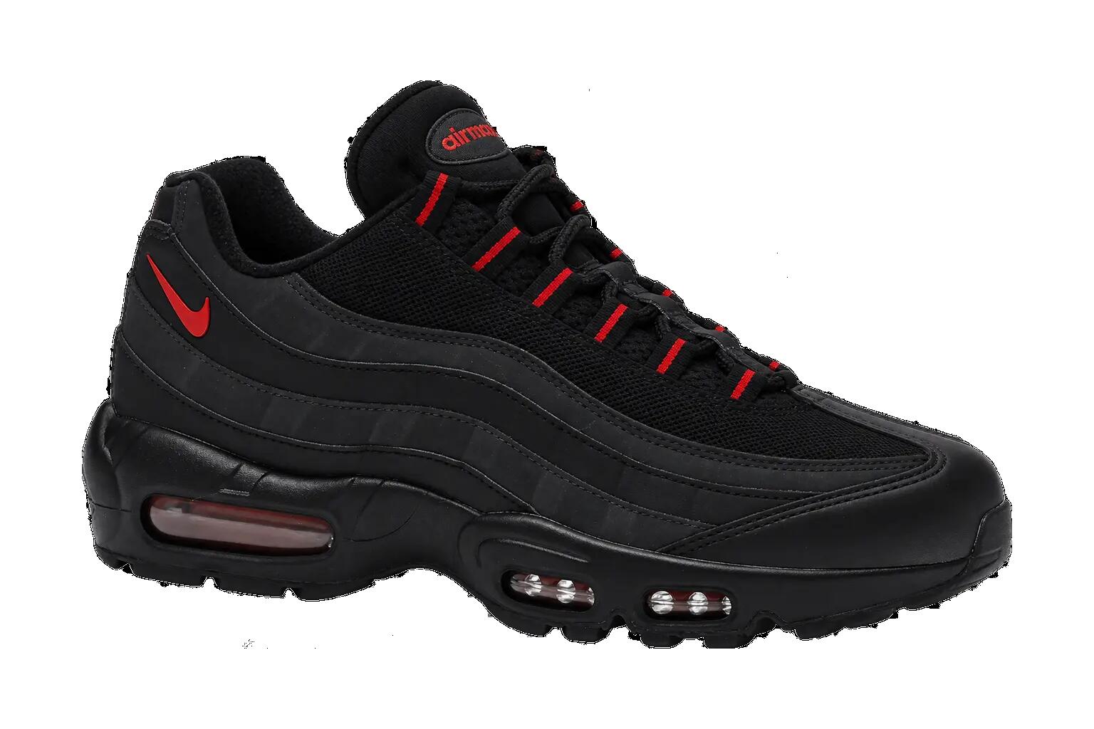 Nike Air Max 95 Bred Men's Sneakers - Black, EU 40 1/1