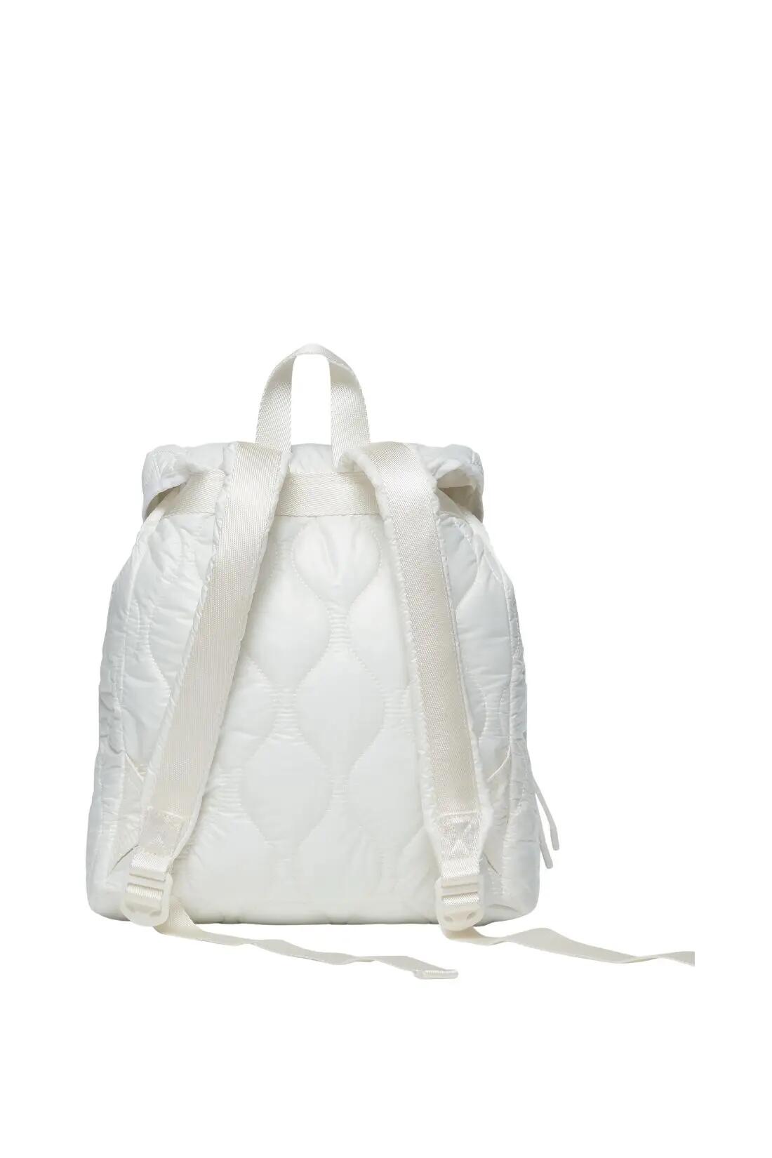 Sac à dos - sportswear - femme - matelassé - Bagne - crème 4/6