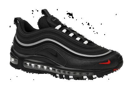 zapatillas deportivas - calzado - Nike Air Max 97 - negro, sport red