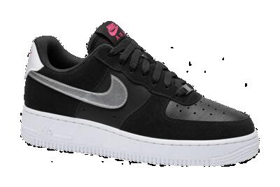 Dames - sportschoenen - veterlaarzen - nike air force 1 07 - zwart