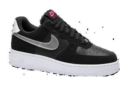 Para mujer - zapatillas - de cordones - Nike Air Force 1 07 - negro