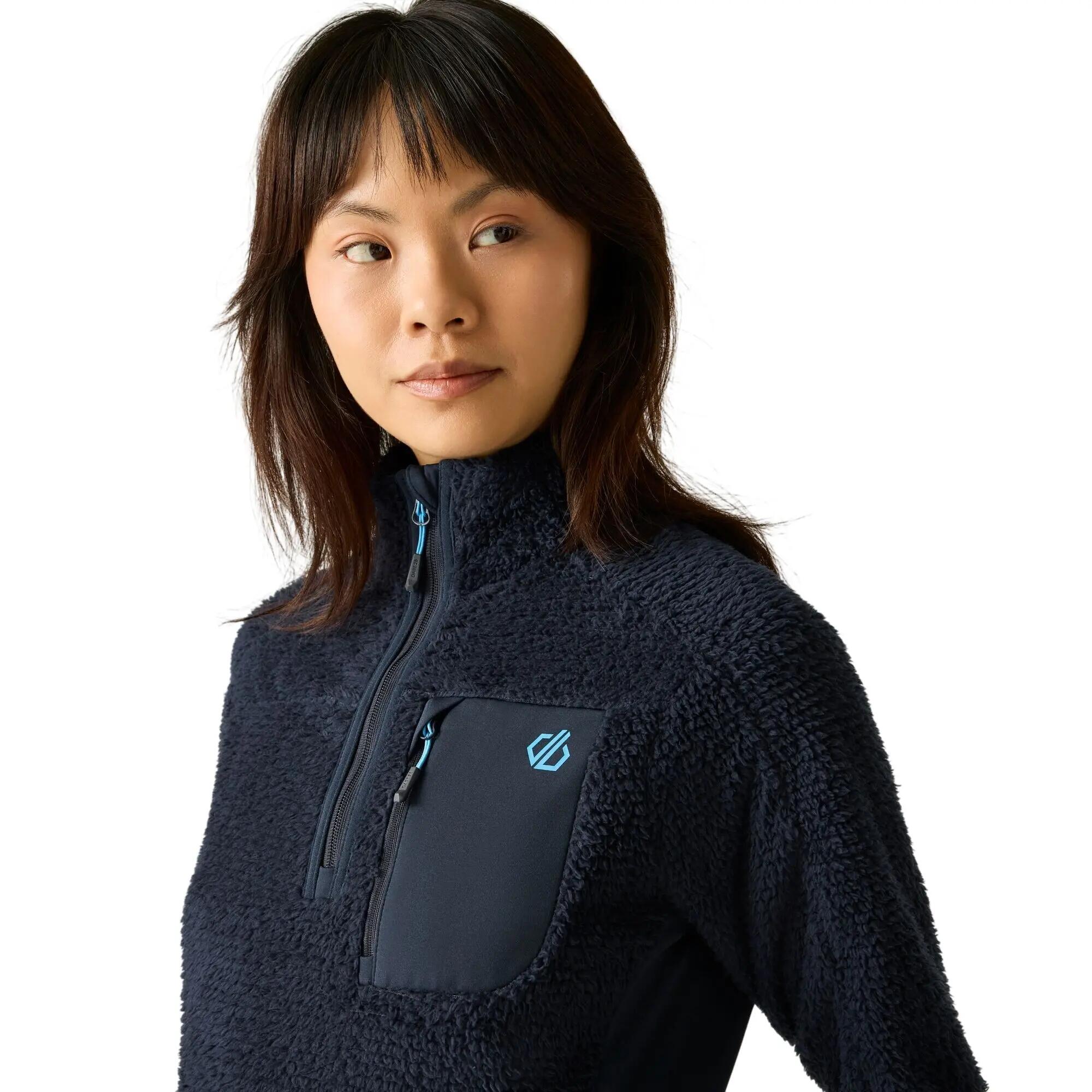 Womens/Ladies Levitate Technical Half Zip Fleece Jacket (Navy) 7/7
