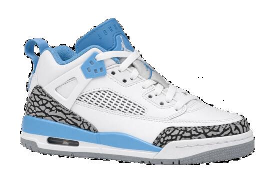 Scarpe bambini low-top bicolore Air Jordan Spizike Low GS blu