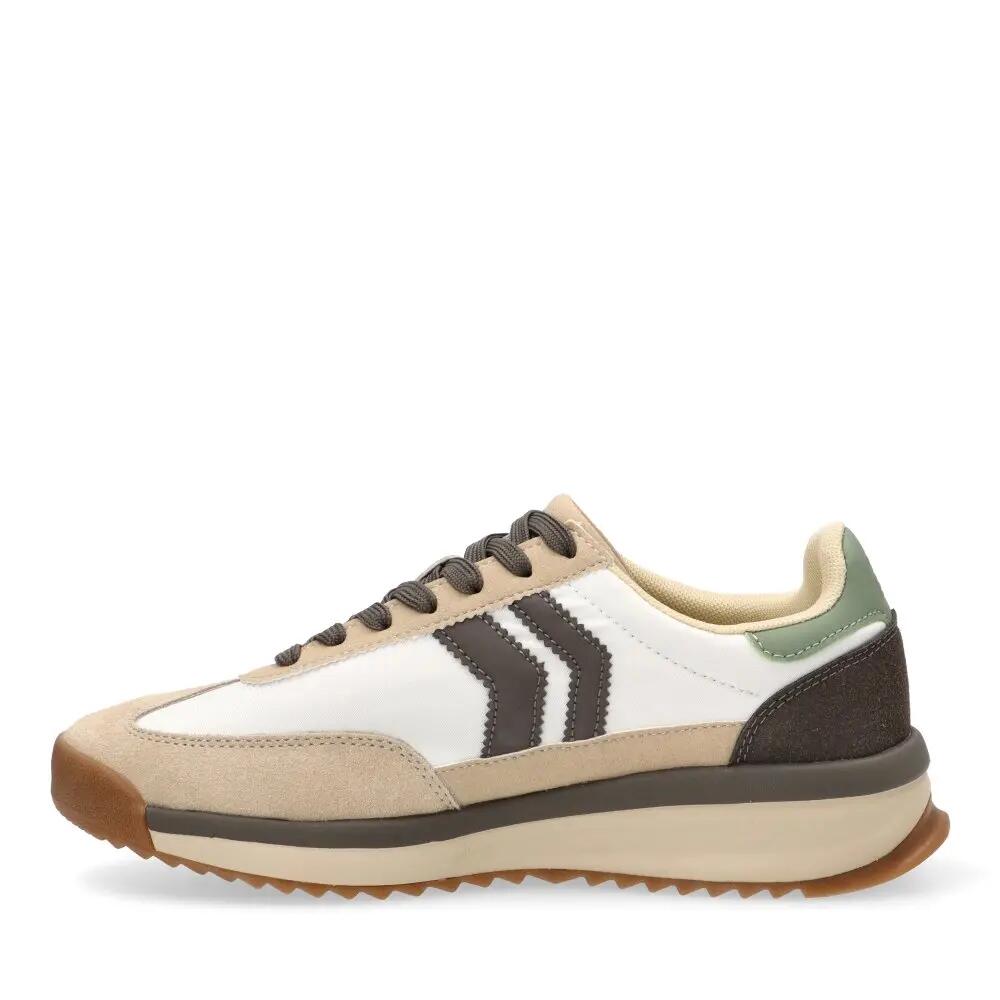 Deportivas Casual Hombre Suela Plana - Modelo 82043 Blanco 3/6