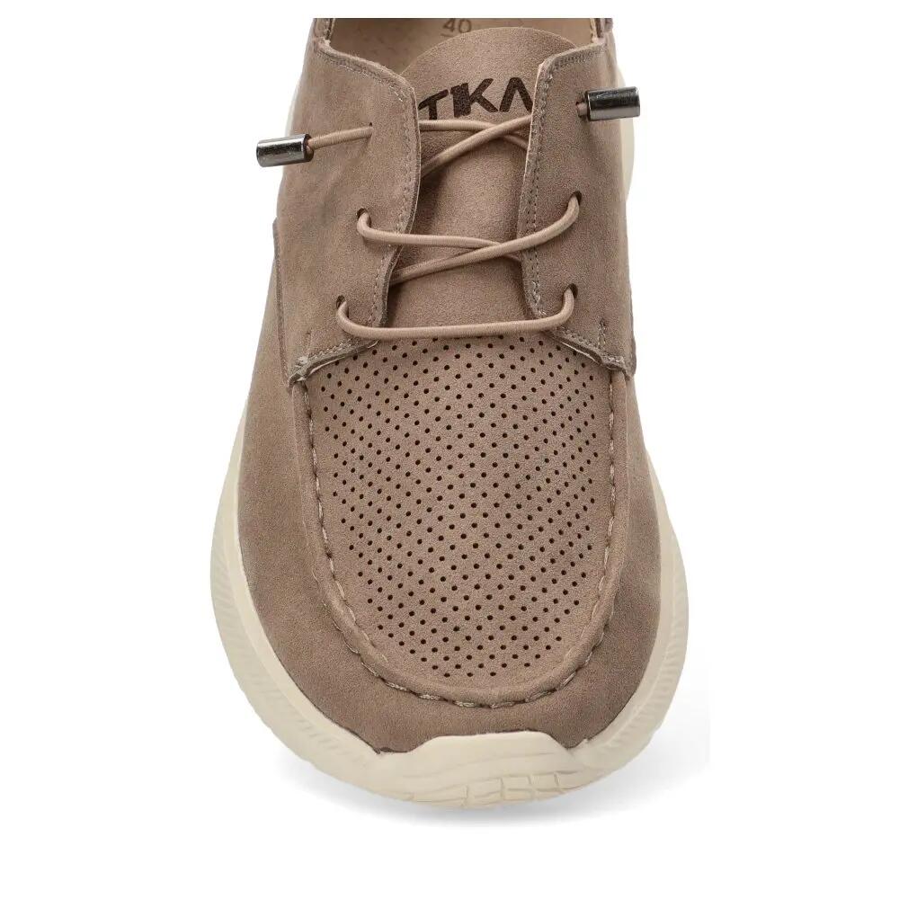 Deportivas Casual Hombre Suela Plana - Modelo 82044 Gris 6/6