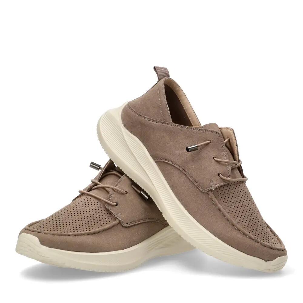 Deportivas Casual Hombre Suela Plana - Modelo 82044 Gris 5/6