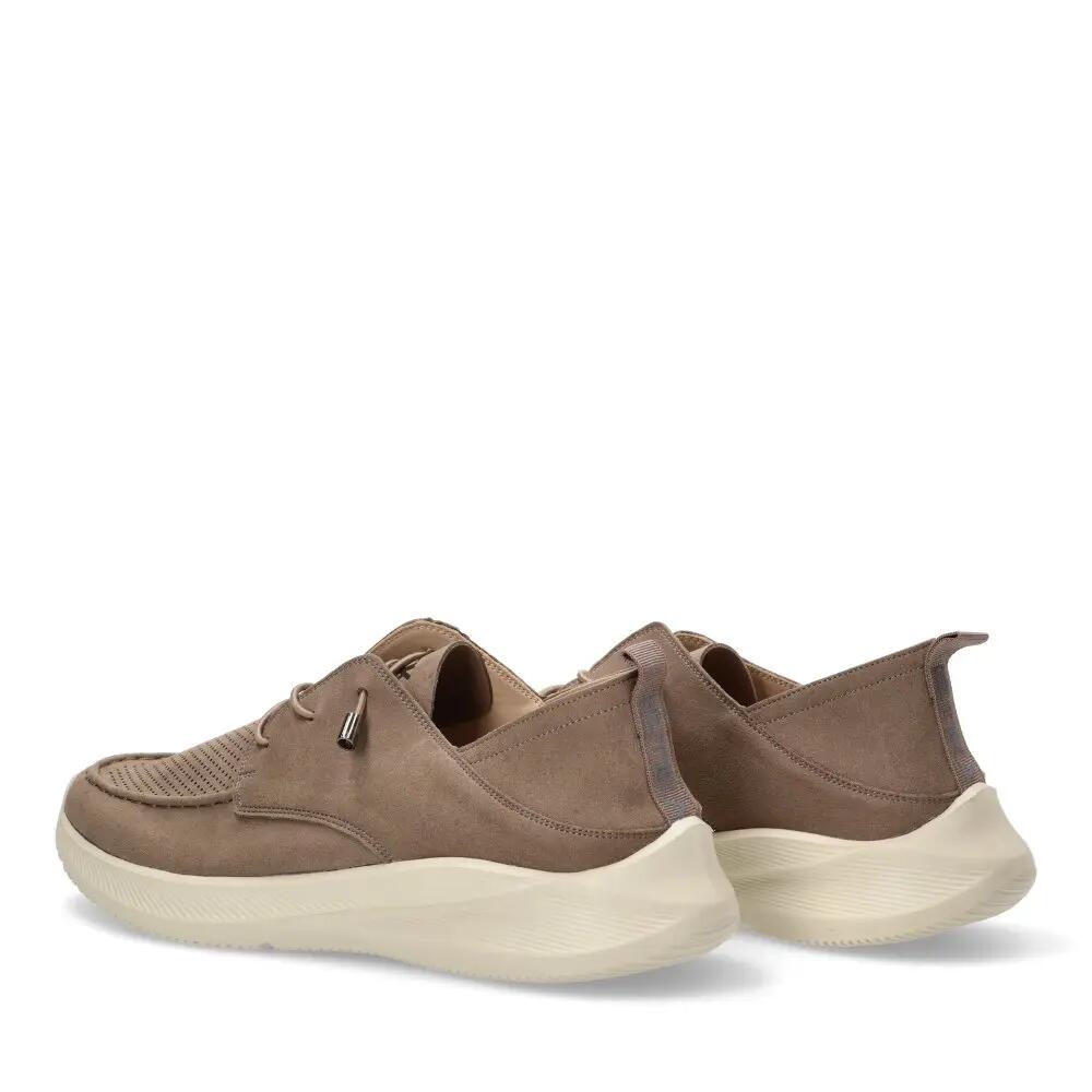 Deportivas Casual Hombre Suela Plana - Modelo 82044 Gris 4/6
