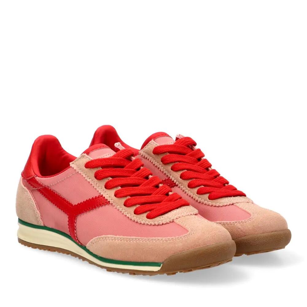 Deportivas Casual Mujer Suela Plana - Modelo 50006 Rosa 2/6