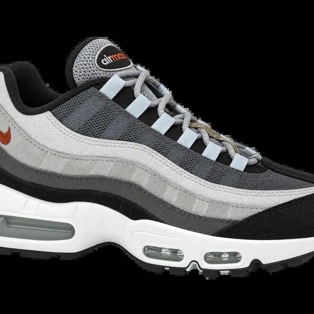 Herren - sport-sneaker - Nike Air Max 95 - wolf grey, rugged orange