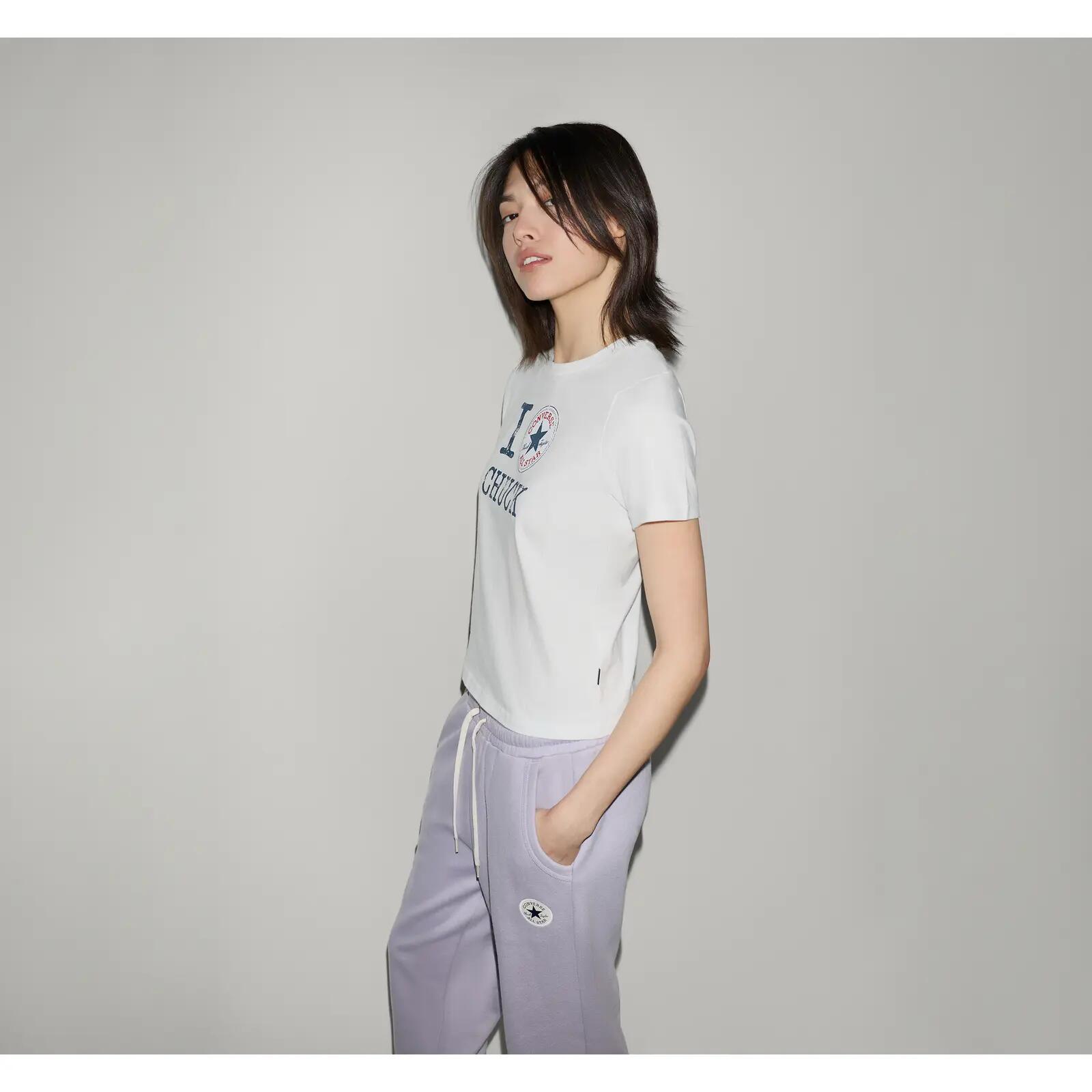 Koszulka damskie Converse I Love Chuck Tee 3/5