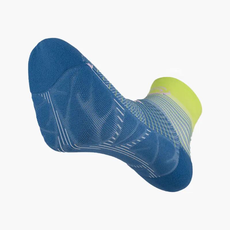 Chaussettes RUN MARATHON Low Bleu/Lime 3/3