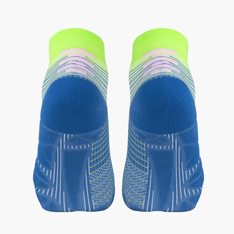 Chaussettes RUN MARATHON Low Bleu/Lime 2/3
