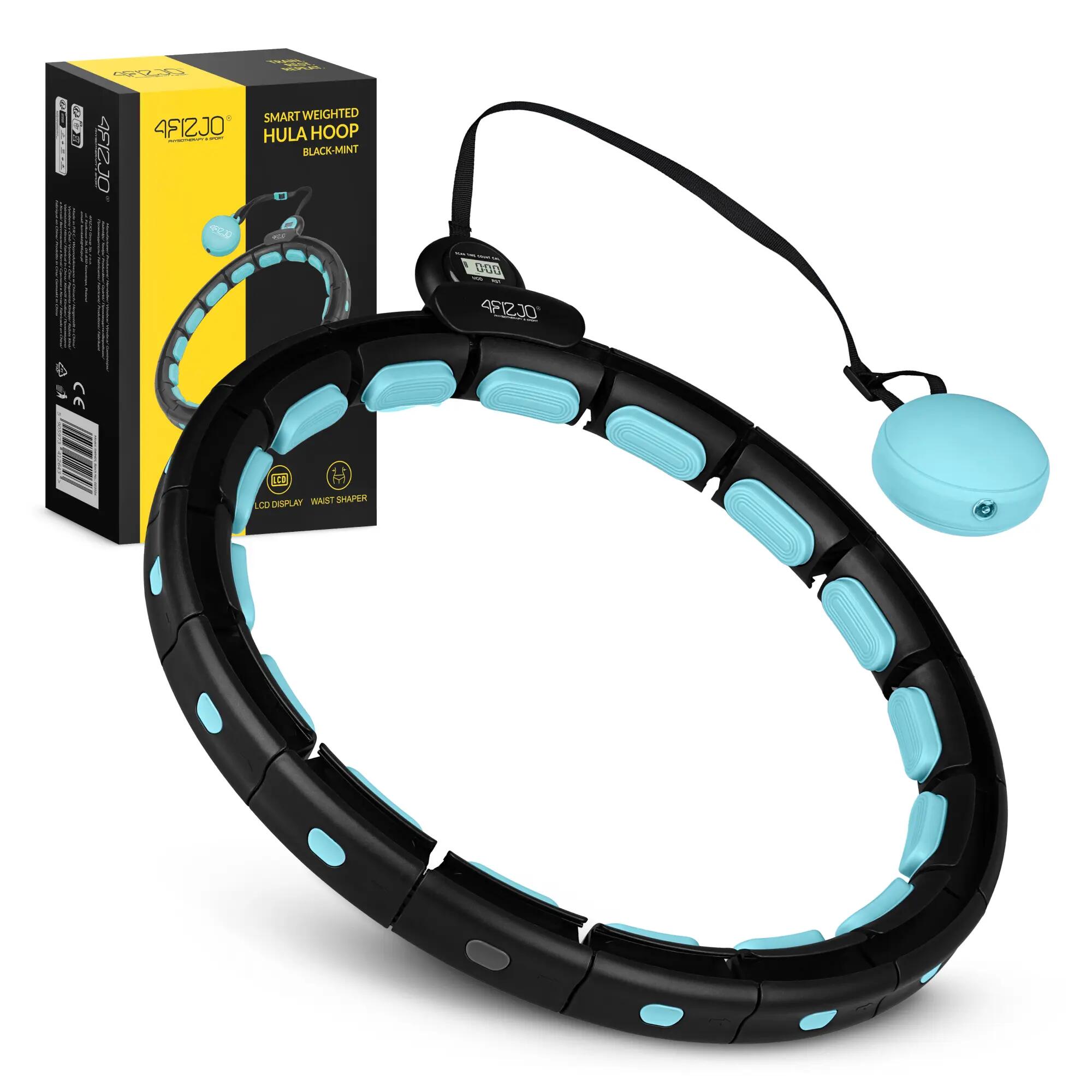 Cercuri Hula Hop inteligente cu greutate 110cm 4FIZJO