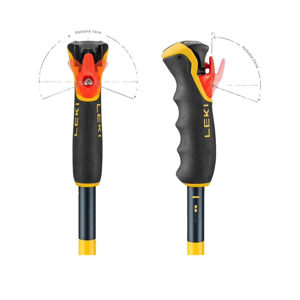 Leki Alpino Spitfire 3D Gold Ski Poles 9/10