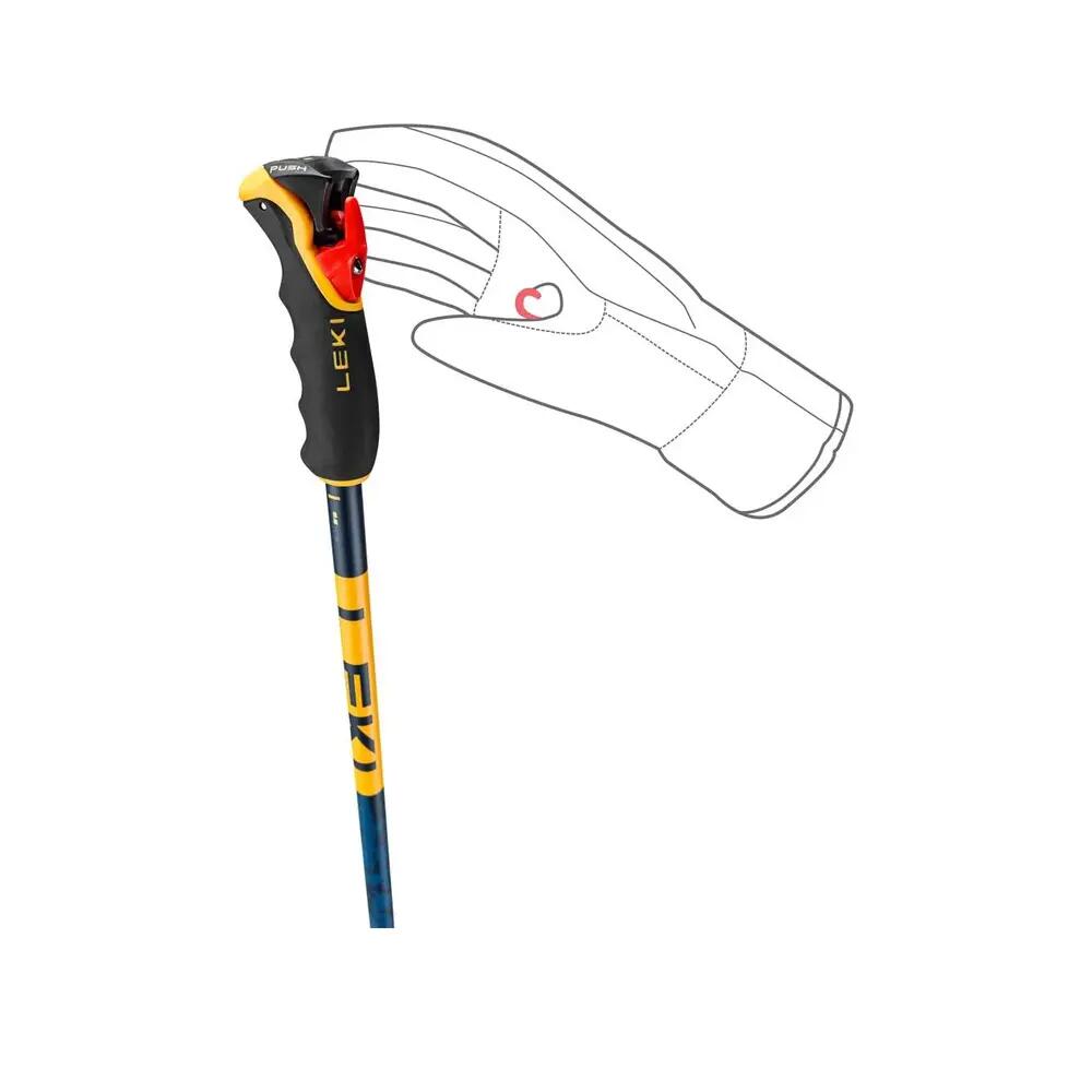 Leki Alpino Spitfire 3D Gold Ski Poles 8/10