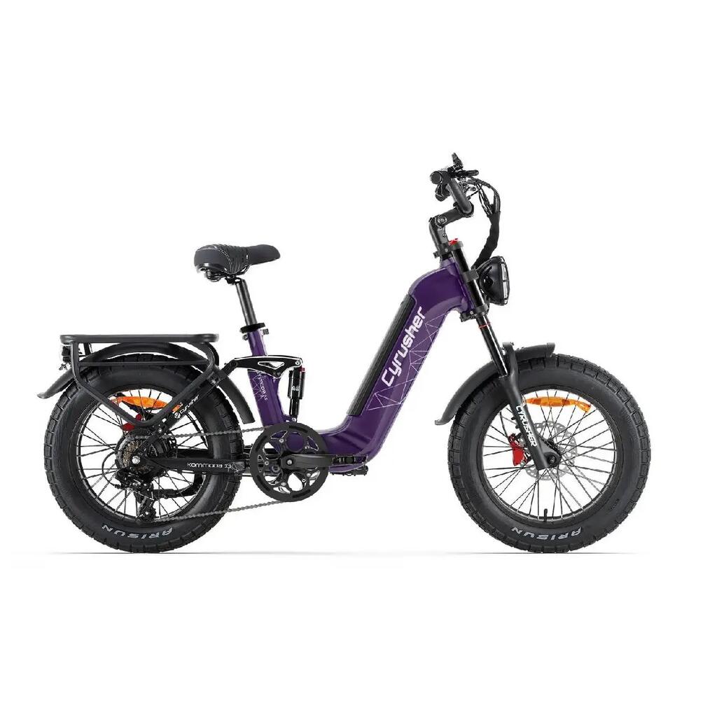 Cyrusher Kommoda 3.0, батерия 48V 20Ah, гуми 20×4.0" електрически велосипед,250W