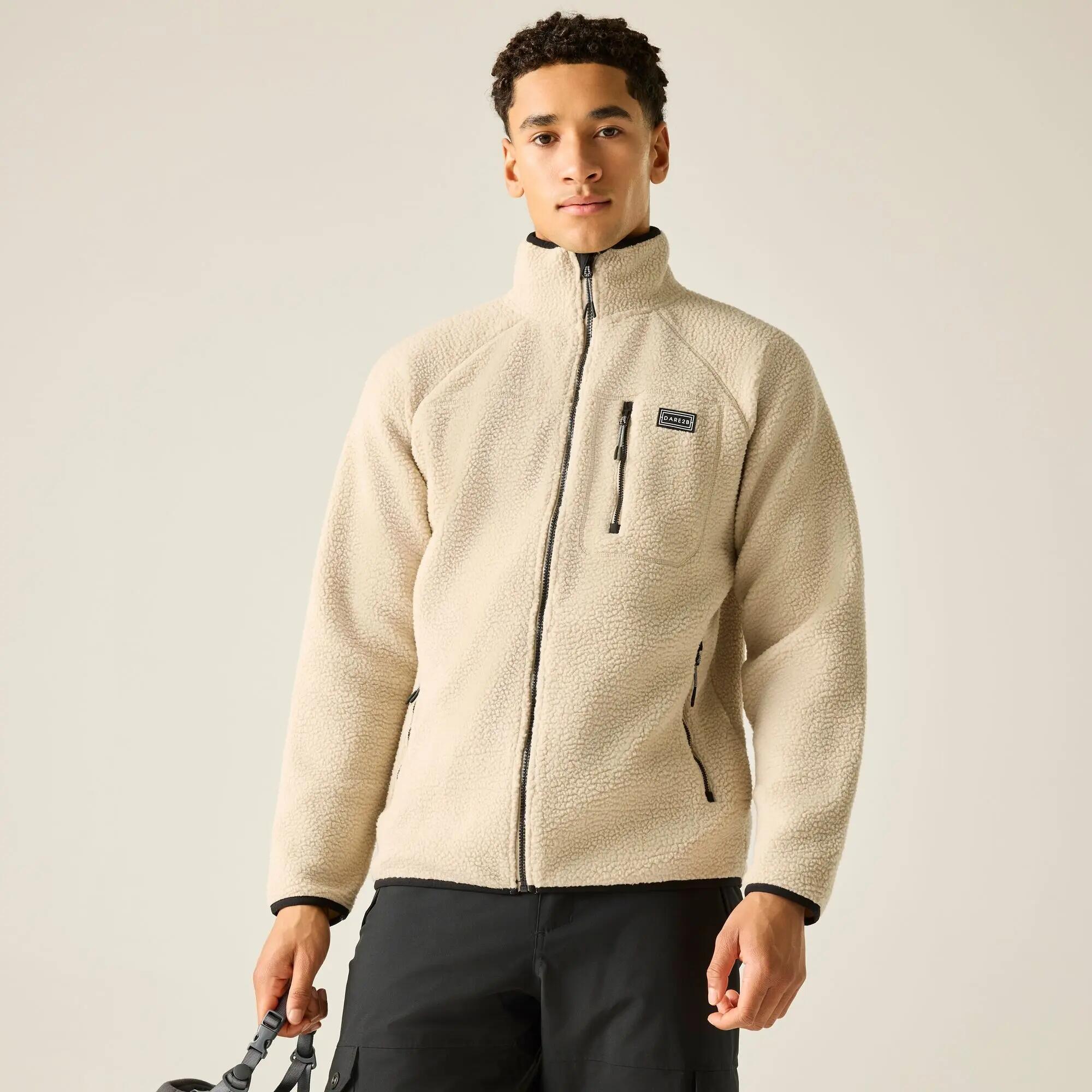 Mens Camber polyester Fleece (White Pepper) 6/7