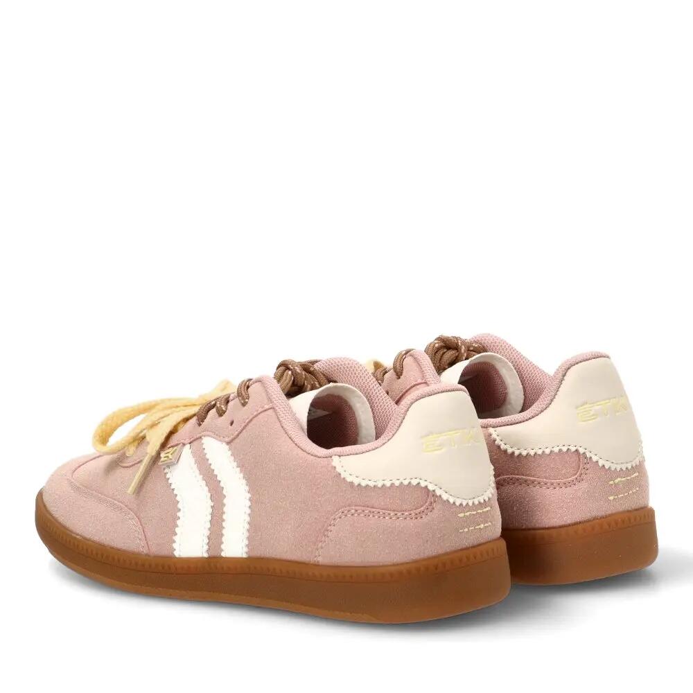 Deportivas Casual Mujer Suela Plana - Modelo 50030 Rosa 4/6