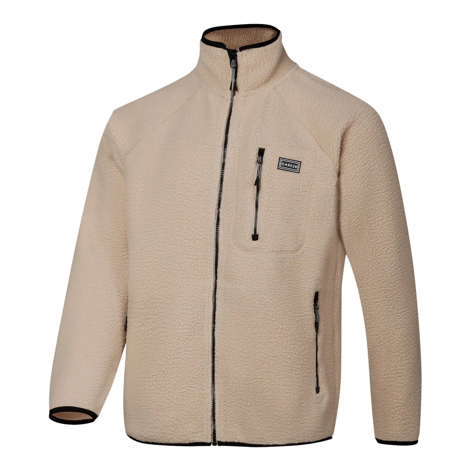 Mens Camber polyester Fleece (White Pepper) 4/7