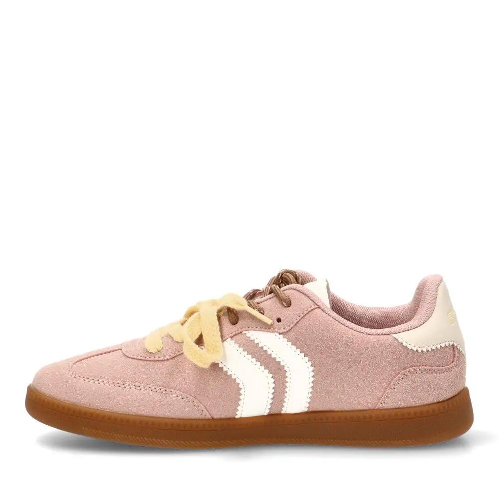 Deportivas Casual Mujer Suela Plana - Modelo 50030 Rosa 3/6