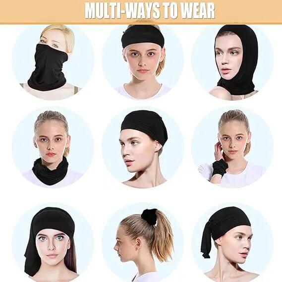 Lot de 6 tours de cou / bandanas : masque motif crocodile, protection faciale 6/7