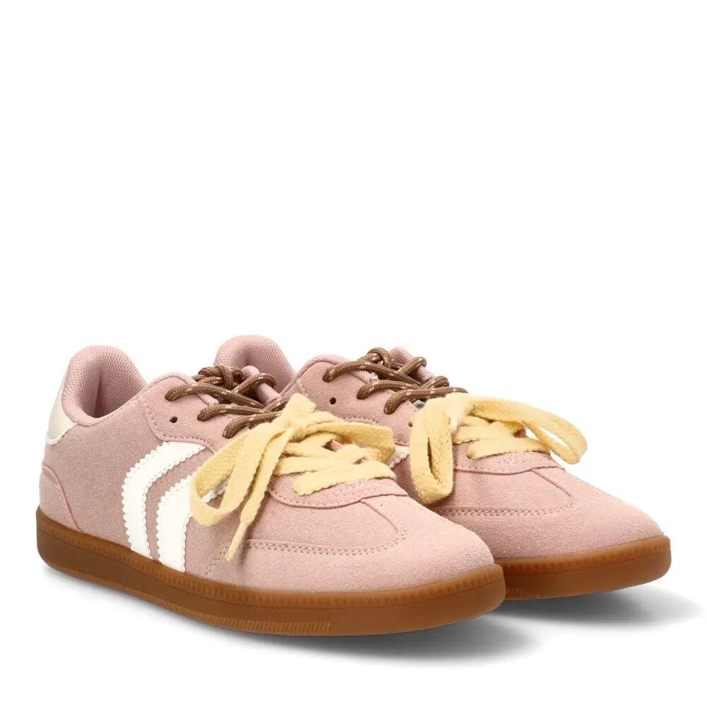 Deportivas Casual Mujer Suela Plana - Modelo 50030 Rosa 2/6