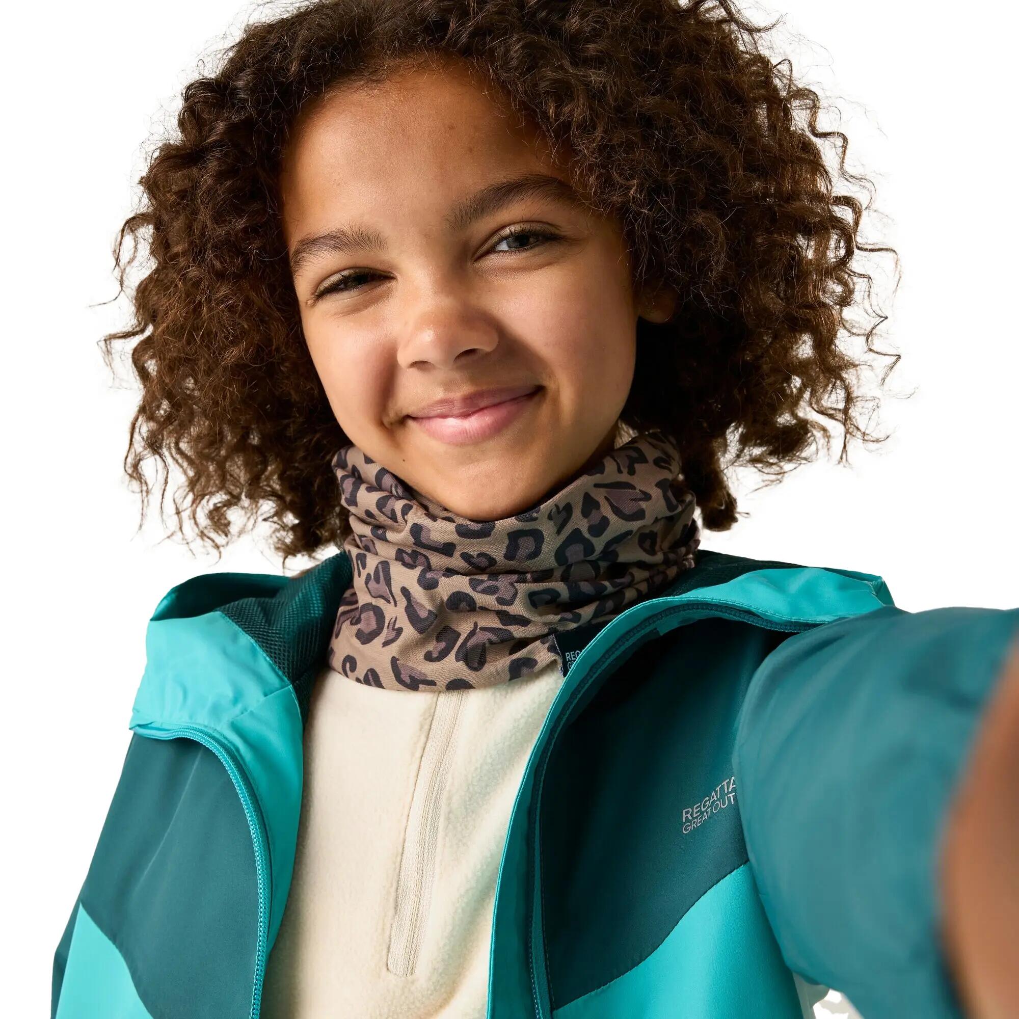 Braga para Cuello Multitube II Diseño Estampado de Leopardo para Niños/Niñas 6/7