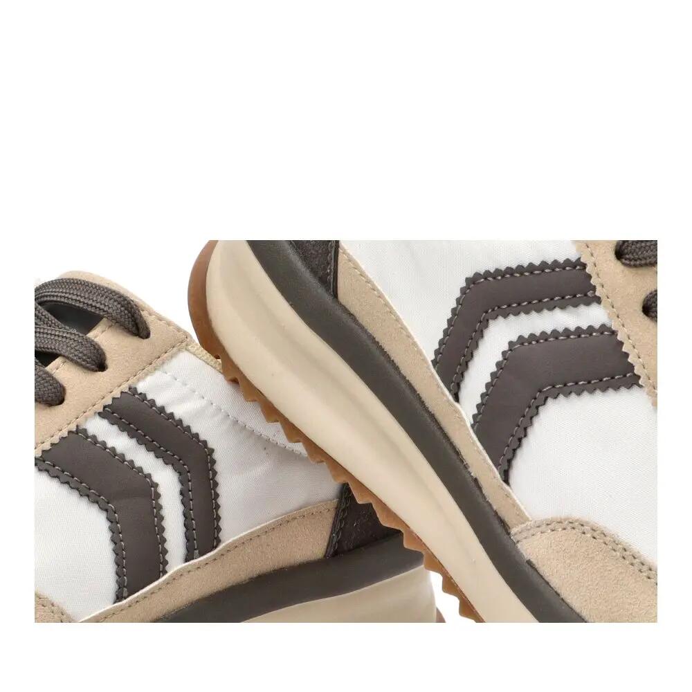 Deportivas Casual Hombre Suela Plana - Modelo 82043 Blanco 6/6