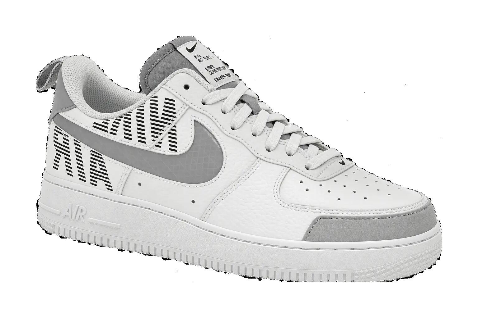 Hombres - Nike Air Force 1 Under Construction - Blanco 1/1