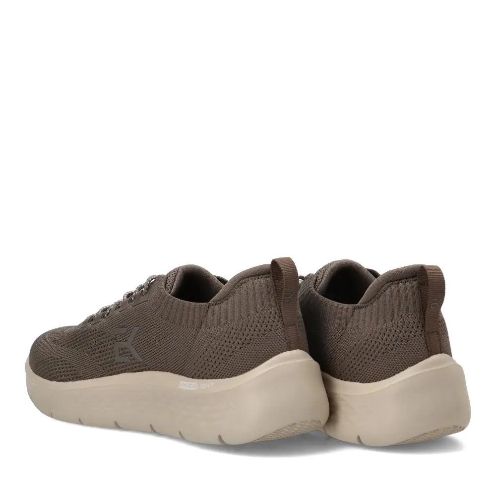 Deportivas Casual Hombre Suela Plana - Modelo 82066 Taupe 4/6