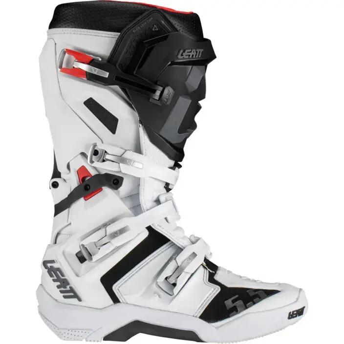 Leatt FlexLock 5.5 White Motocross Boots 1/6