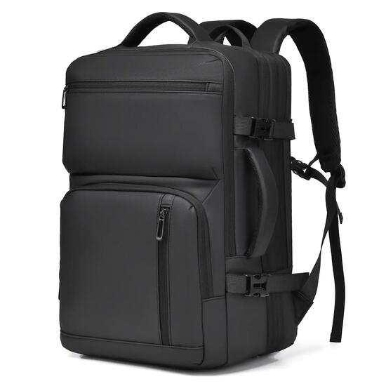 Sac à dos ordinateur extensible 32-38 L 30x45x19 cm - Noir