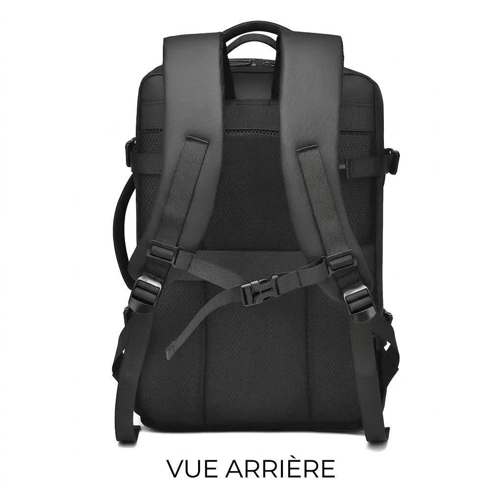 Sac à dos ordinateur extensible 32-38 L 30x45x19 cm - Noir 10/11