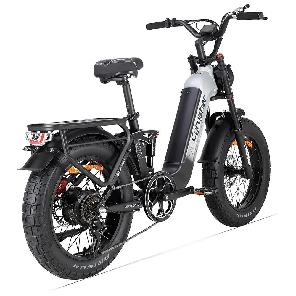Cyrusher Kommoda 3.0, 48V 20Ah Battery, 20×4.0" Tires Electric Bike, 250W 3/3