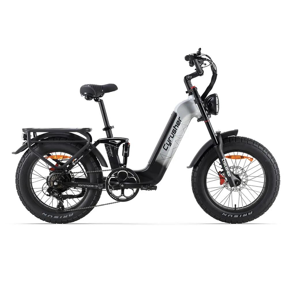 Cyrusher Kommoda 3.0, 48V 20Ah Battery, 20×4.0" Tires Electric Bike, 250W 2/3