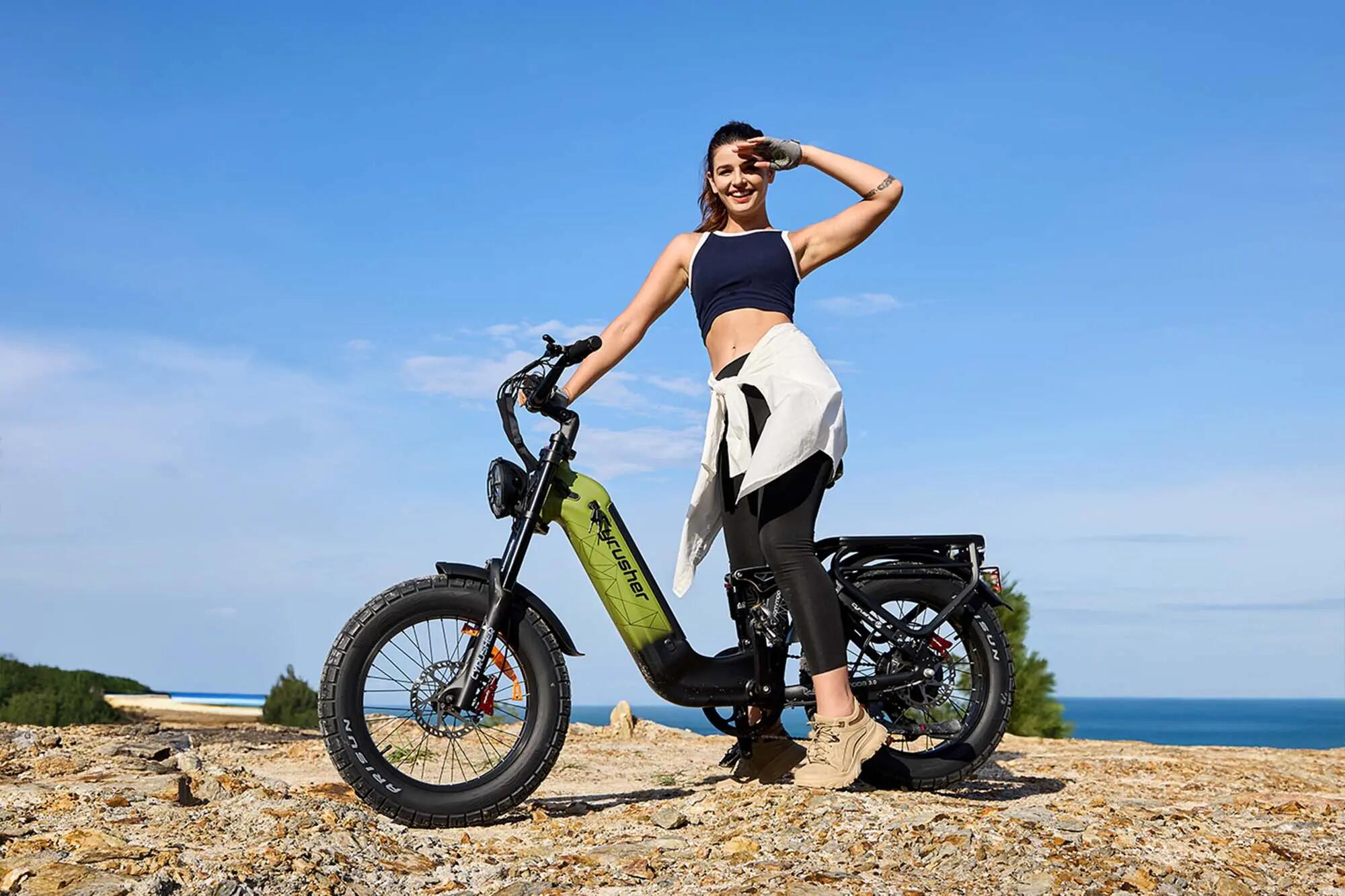 Bicicletta elettrica per adulti Cyrusher Kommoda 3.0, batteria 48 V 20 Ah 3/15