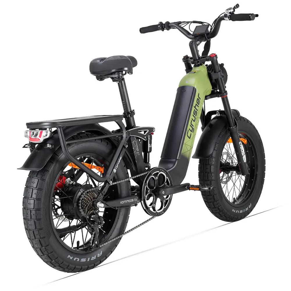 Cyrusher Kommoda 3.0, 48V 20Ah Akku, 20×4.0" Reifen E-Bike, 250W 3/3