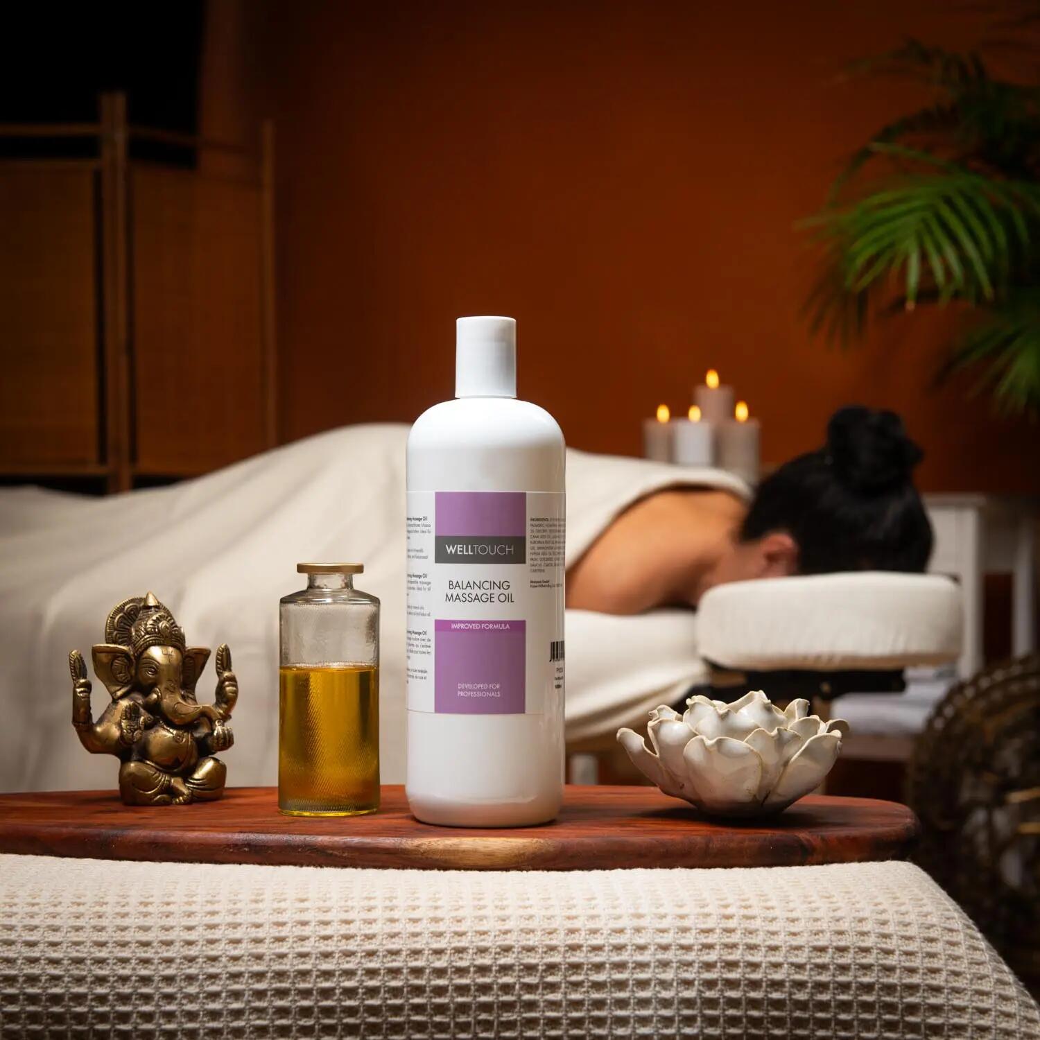 Huile de massage équilibrante, avec bouchon à disque 2/2